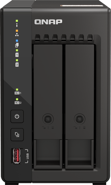 QNAP QVP-21C NAS- & lagringsservrar Lagringsserver Tower Intel® Celeron® J6412 8 GB DDR4 0 TB QVR Pro Svart