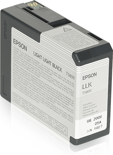 Epson Bläck Ljus Light Svart T5809 - PRO 3800 