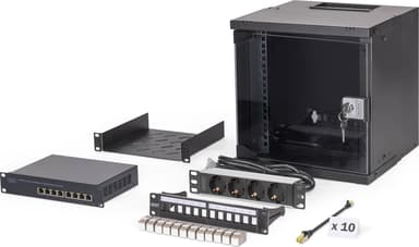 Digitus Network Rack Bundle 10" 6U 