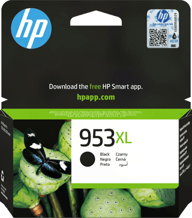HP Blæk Sort 953XL - OfficeJet Pro 8710/8720/8730/8740 