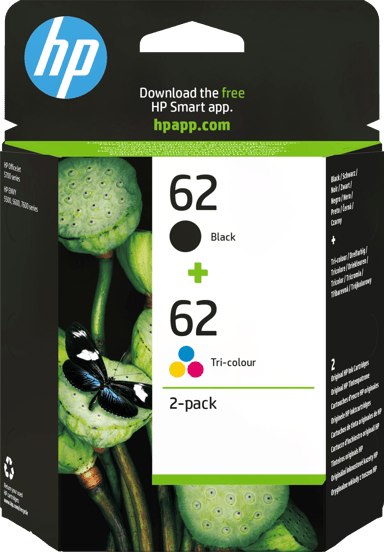 HP Bläck Multipack No.62 (Black/Color) 
