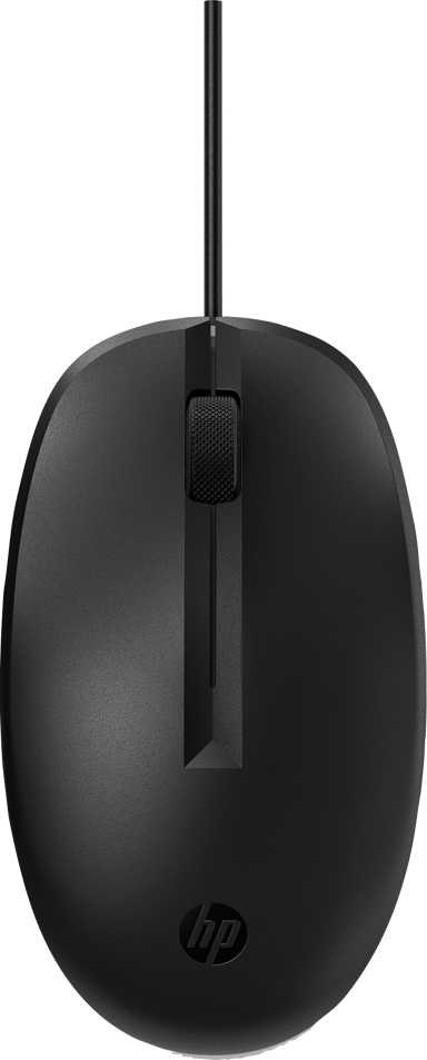 HP 128 lasermuis met kabel USB-A Muis Zwart