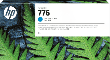 HP Blekk Cyan 776 1 liter – DesignJet Z9+ Pro