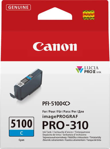 Canon Cyan blæk PFI-5100C 