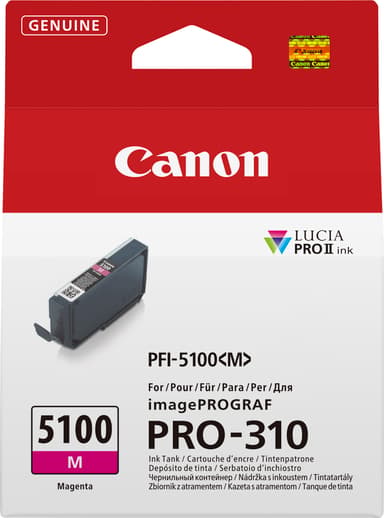 Canon Magenta blæk PFI-5100M 