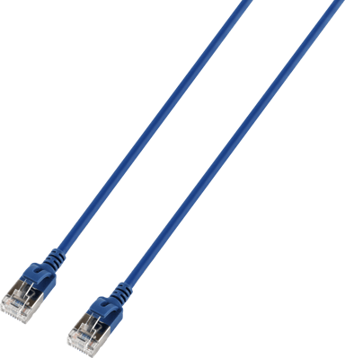 Prokord Slim Network cable / Patch cord LSZH RJ-45 Cat 6A 25m Sininen