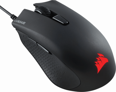 Corsair Harpoon RGB Pro USB-A Mus Svart
