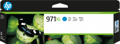 HP Blekk Cyan No.971XL 6,6K - OfficeJet Pro X451/X551/X476 X576