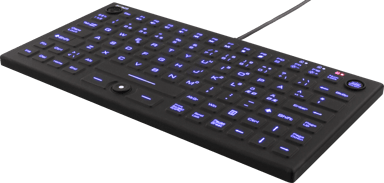 Deltaco TB-509 Mini Silikon Blue LED IP68 Kabel Nordisk
