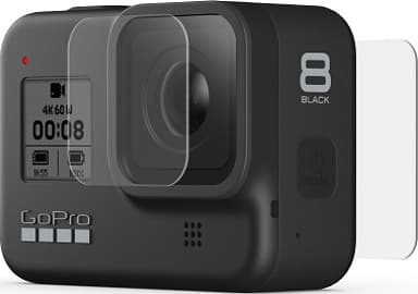 GoPro Tempered Glass Lens + Screen Protectors Hero8 Black