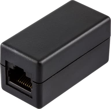 Deltaco Adapter RJ-45 Cat 5e Svart