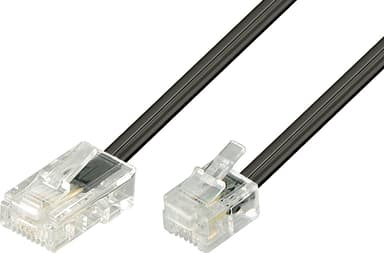 Deltaco Telefonkabel 3m RJ-45 RJ-11