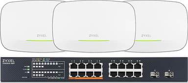 Zyxel Nebula XMG1915-18EP + 3x NWA130 WiFi 7 Access Points Bundle