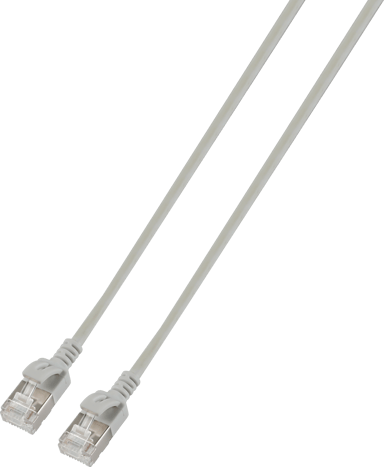 Prokord Slim Network cable / Patch cord LSZH RJ-45 Cat 6A 25m Harmaa