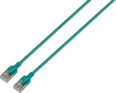 Prokord Slim Network cable / Patch cord LSZH RJ-45 Cat 6A 25m Grøn