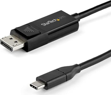 Startech USB-C kabel 8K 60Hz/4K 1m USB-C DisplayPort Sort
