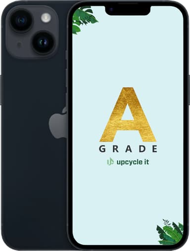 Apple Pre-owned iPhone 14 (Pre-owned | Erittäin hyvässä kunnossa) 128GB Musta