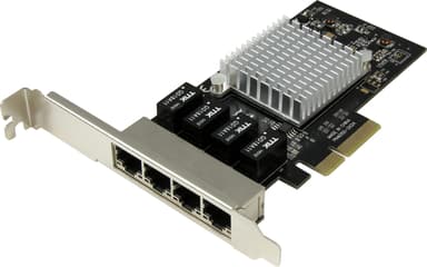 Startech 4 poorts gigabit ethernet netwerkkaart 