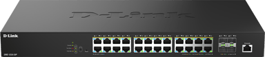 D-Link DMS-1250-28P/E nettverkssvitsj Håndtert L2 2.5G Ethernet (100/1000/2500) Strøm over Ethernet (PoE) Sort