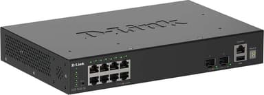 D-Link DGS-1530-10 Administreret L2 Gigabit Ethernet (10/100/1000) Sort