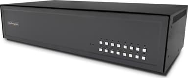 Startech StarTech.com Säker 16-portars KVM-switch, DVI, NIAP 4.0 Desktop KVM, metallhölje, CAC-port, tillverkad i USA 