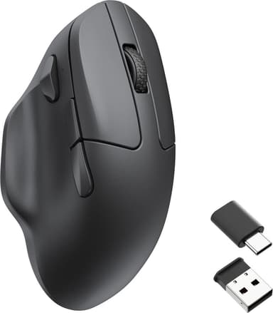 Keychron M7 8K RF Wireless + Bluetooth + USB-C Hiiri Musta