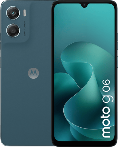Motorola Moto G06 64GB Blå, Bleu