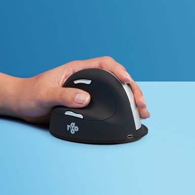 R-Go Tools RGOHELELAWL hiiri Vasenkätinen Bluetooth Optinen 2400 DPI Bluetooth Hiiri