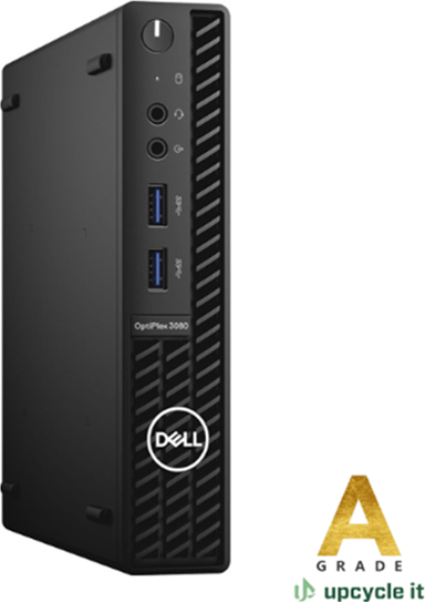 Dell Pre-owned Optiplex 3080 Micro (Pre-owned | Meget god stand) Intel Core i5 16GB 512GB