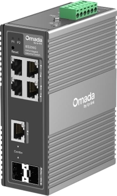 TP-Link Omada IES206G network switch Managed Gigabit Ethernet (10/100/1000) Black