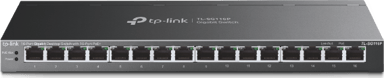TP-Link Omada 16-Port Gigabit Desktop Switch with 16-Port PoE+ 