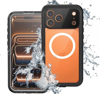 Armor-X Waterproof Case & Magnetic Case iPhone 17 Pro Max Sort
