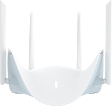D-Link R95/B trådlös router Gigabit Ethernet Triband (2,4 GHz/5 GHz/6 GHz) Blå, Vit 