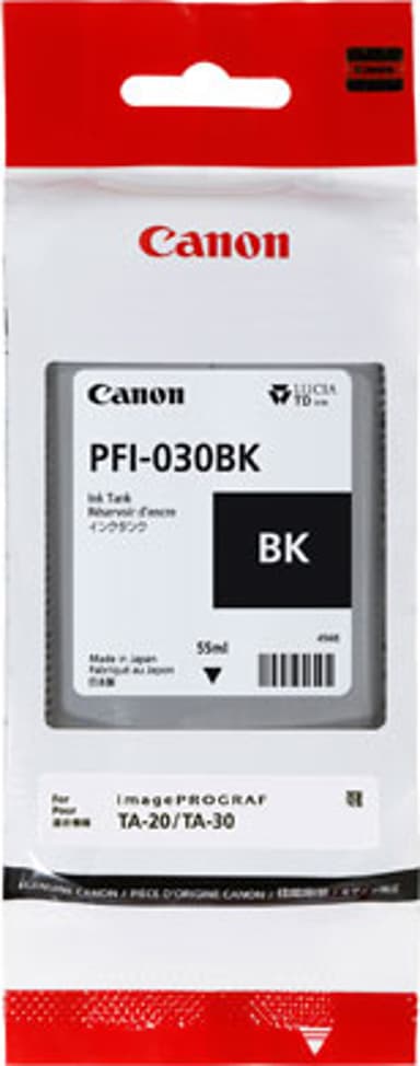 Canon Inkt Zwart PFI-030 BK 55ml