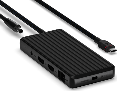 Unisynk 9 Port Dual + 100w strömadapter USB-C 3.2 Gen 2 (3.1 Gen 2)