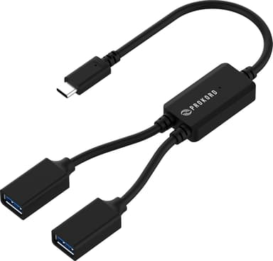 Prokord USB-C Hubi 4 porttia – 2x USB-A & 2x USB-C 5 Gbps 