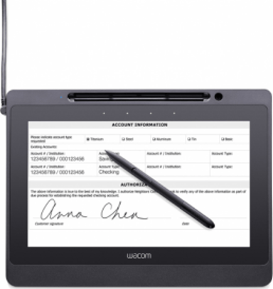 Wacom DTU1141B + Sign Pro PDF 26,9 cm (10.6") Svart LCD 