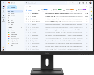Lenovo ThinkVision E27-40 27" 1920 × 1080pixels IPS 16:9 100Hz