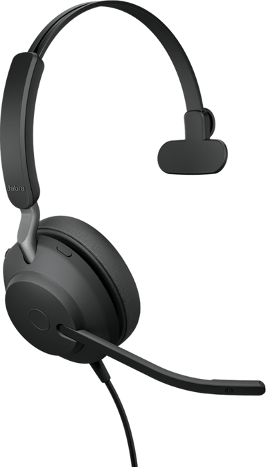 Jabra Evolve2 40 SE Mono USB-A, USB-C UC Musta