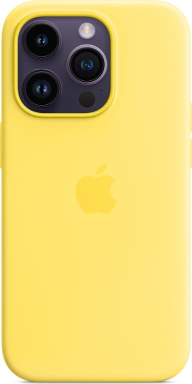 Apple Silicone Case With Magsafe iPhone 14 Pro Geel