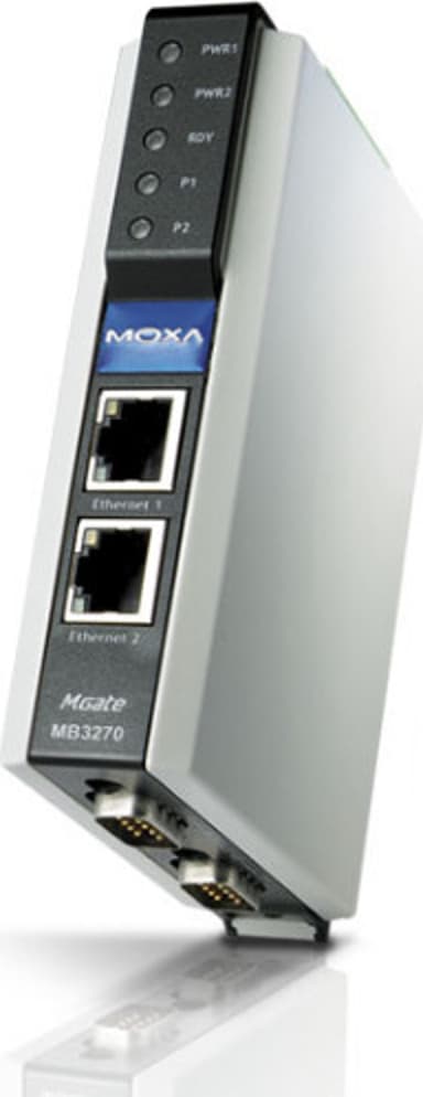 Moxa Mgate MB3270 2-porters Modbus til Ethernet-gateway 