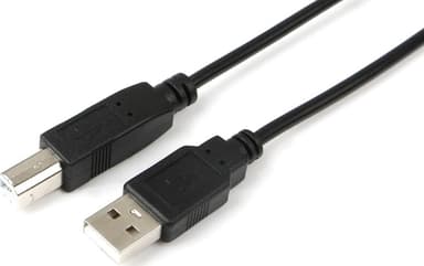 Microconnect USB Forlængerkabel 3m USB-A USB-B Sort