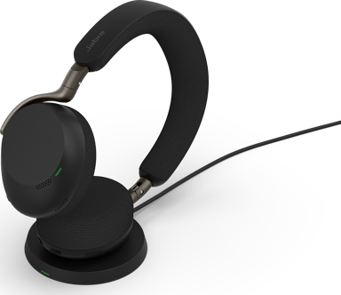 Jabra Evolve3 75 incl Charging Pad Stereo USB-C UC Musta