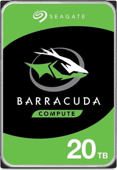 Seagate Barracuda 20TB 3.5" 7200r/min SATA 6.0 Gbit/s Harddisk