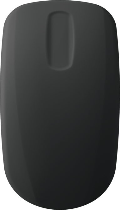 Contour Design Active Key QuickClean Medical IP68 Sensor Scroll RF Trådlös Mus Svart