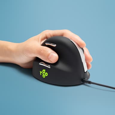 R-Go Tools HE Vertical Medium Left USB-A Mus