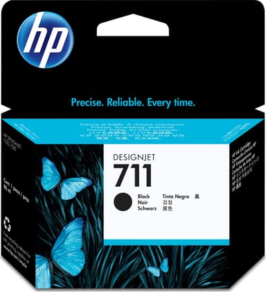 HP Bläck Svart 711, 80ml - DJ T120 