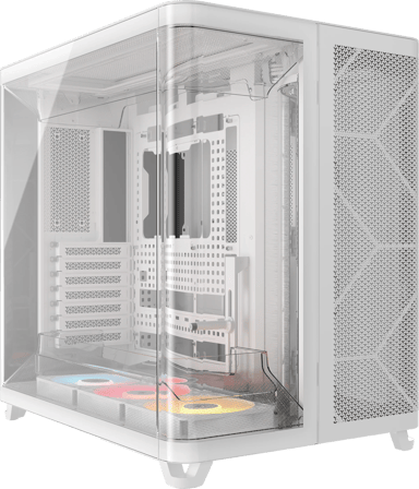 Corsair Air 5400 RS-R ARGB 3X Chamber Midi Tower Hvid
