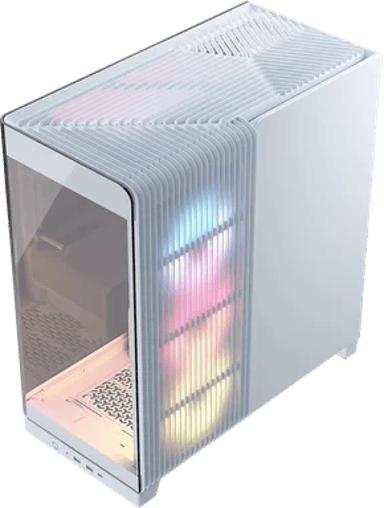 Corsair Frame 4500X RS-R ARGB iCUE Panoramic Midi Tower Hvid