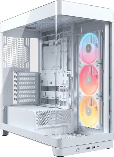 Corsair Frame 4500X LX-R RGB Link Panoramic Midi Tower Hvit